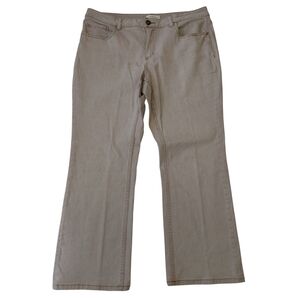 Coldwater Creek Beige Straight Leg Jeans